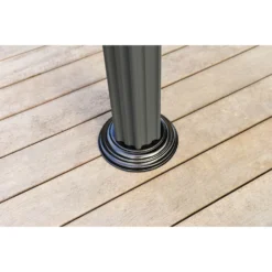 Palram - Canopia Roma Hexagonal Garden Gazebo Grey -Lifetime Sales 12821930 2774833175028106