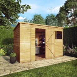 Mercia 10 X 6ft Overlap Pent Shed - Incl. Installation -Lifetime Sales 12822315 1084976247548895