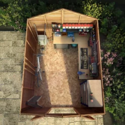 Mercia 10 X 8ft Overlap Double Door Apex Windowless Shed -Lifetime Sales 12822434 1085033314241196