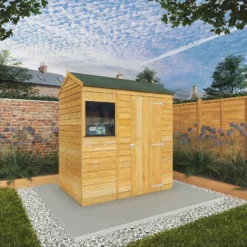 Mercia 6 X 4ft Overlap Reverse Apex Shed -Lifetime Sales 12822436 1494980392538972