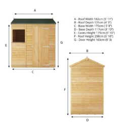 Mercia 6 X 4ft Overlap Reverse Apex Shed -Lifetime Sales 12822436 1994980392727288