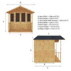 Mercia 7 X 7ft Traditional Summerhouse -Lifetime Sales 12822446 1964988925922269