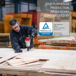 Mercia 14 X 7ft Honeysuckle Wooden Playhouse With Tower And Slide - Installation Included -Lifetime Sales 12822467 5844949332320807