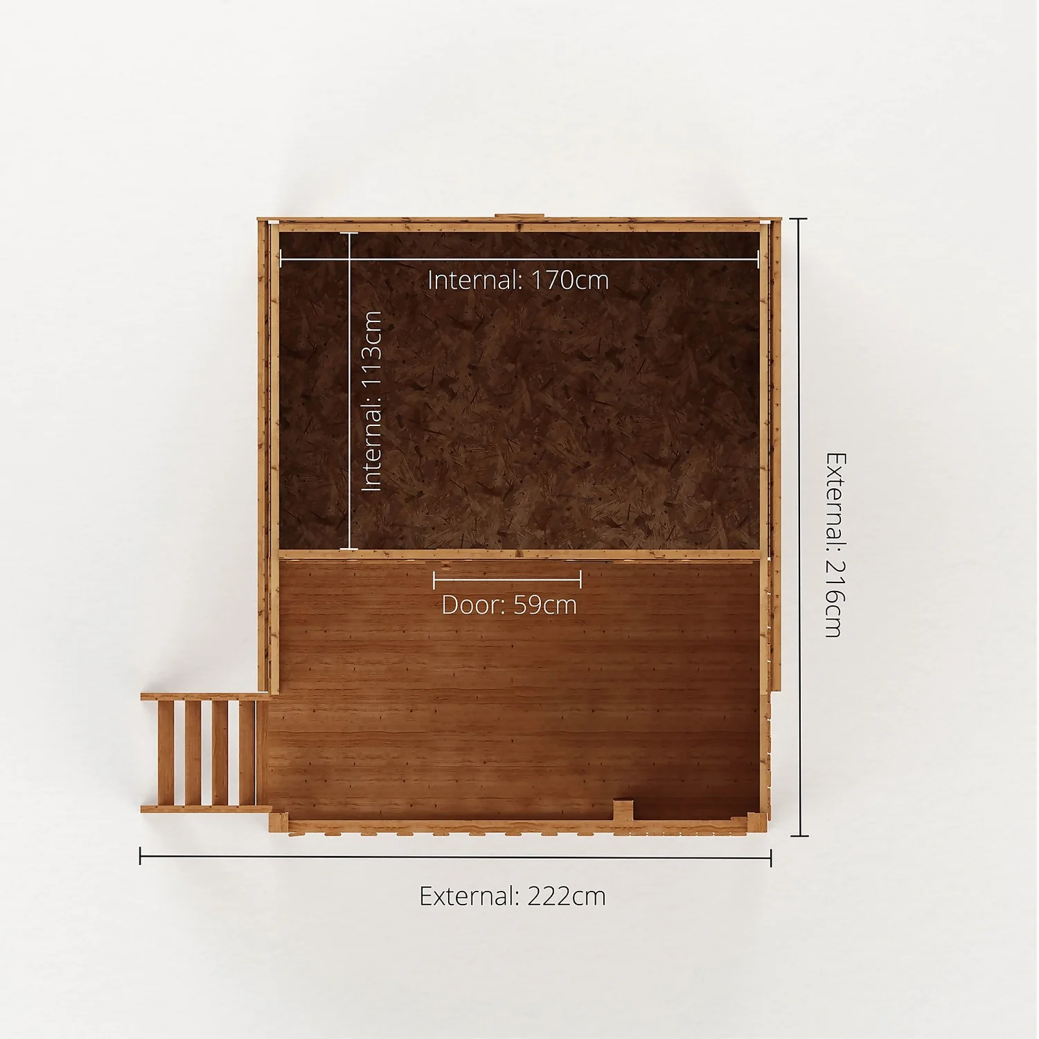 Mercia 8 X 7ft Honeysuckle Wooden Playhouse With Tower - Installation Included 11 Mercia 8 X 7ft Honeysuckle Wooden Playhouse With Tower - Installation Included - Image 9