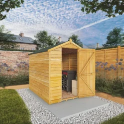 Mercia 7 X 5ft Overlap Apex Windowless Shed - Installation Included -Lifetime Sales 12822590 1055033314199928