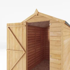 Mercia 6 X 4ft Overlap Apex Windowless Shed - Installation Included -Lifetime Sales 12822591 9255033314304463