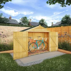 Mercia 7 X 3ft Overlap Apex Bike Shed - Installation Included -Lifetime Sales 12822773 1744989186046380