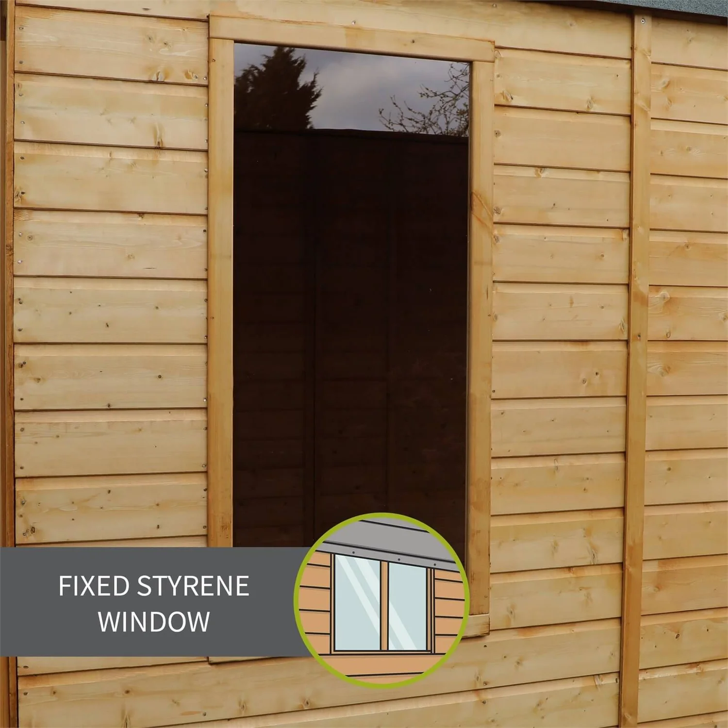 Mercia 11 X 7ft Summerhouse With Side Shed - Installation Included 9 Mercia 11 X 7ft Summerhouse With Side Shed - Installation Included - Image 7