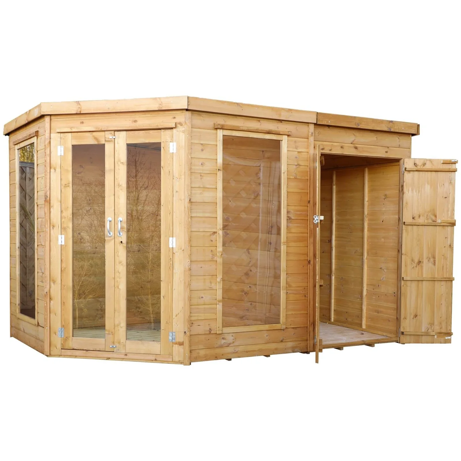 Mercia 11 X 7ft Summerhouse With Side Shed - Installation Included 4 Mercia 11 X 7ft Summerhouse With Side Shed - Installation Included - Image 2