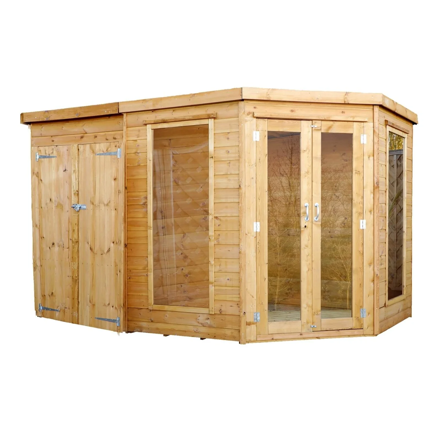 Mercia 11 X 7ft Summerhouse With Side Shed - Installation Included 3 Mercia 11 X 7ft Summerhouse With Side Shed - Installation Included