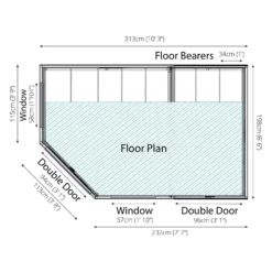 Mercia 11 X 7ft Summerhouse With Side Shed - Installation Included 21 Mercia 11 X 7ft Summerhouse With Side Shed - Installation Included -Lifetime Sales 12822779 2044833219072309