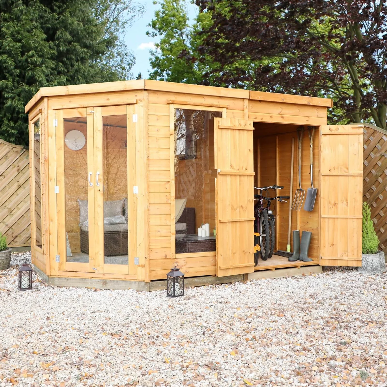 Mercia 11 X 7ft Summerhouse With Side Shed - Installation Included 5 Mercia 11 X 7ft Summerhouse With Side Shed - Installation Included - Image 3