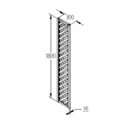 30cm Rosemore Lattice Trellis 5 Pack -Lifetime Sales 12823387 2084833220398246