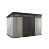 Keter Artisan 11 X 7ft Outdoor Plastic Garden Storage Pent Shed - Grey -Lifetime Sales 12823649 5415036177743335