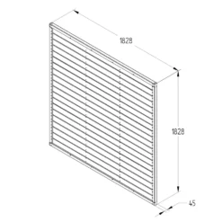 Horizontal Tongue & Groove Fence Panel - 6ft - Pack Of 4 11 Horizontal Tongue & Groove Fence Panel - 6ft - Pack Of 4 -Lifetime Sales 12823845 1564833217837188