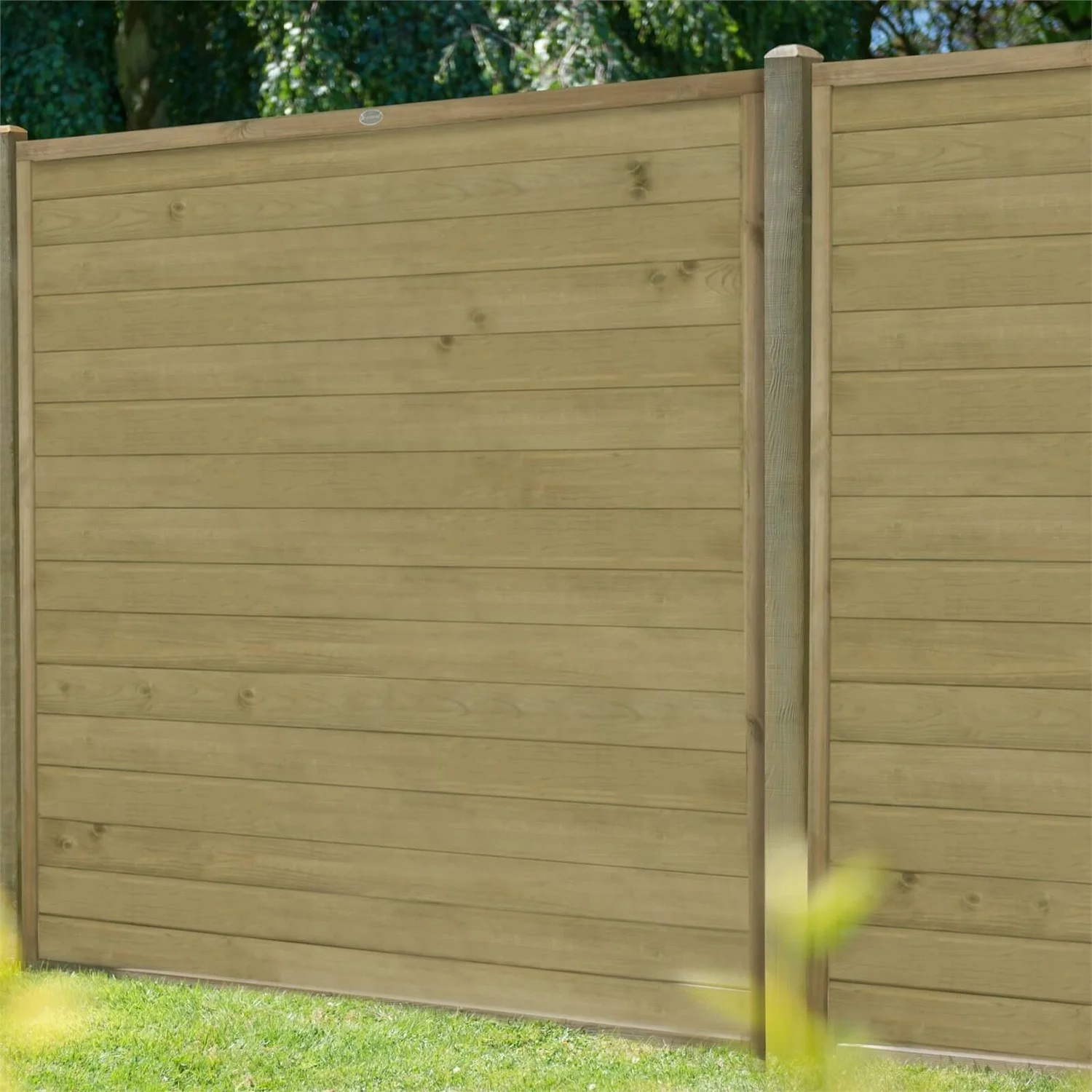Horizontal Tongue & Groove Fence Panel - 6ft - Pack Of 4 3 Horizontal Tongue & Groove Fence Panel - 6ft - Pack Of 4