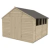 Forest 10 X 10ft Overlap Pressure Treated Double Door Apex Shed -Lifetime Sales 12823849 1794832136150300