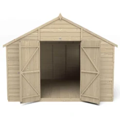 Forest 10 X 10ft Overlap Pressure Treated Double Door Apex Shed -Lifetime Sales 12823849 8134833219116049