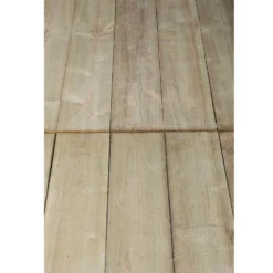 7x7ft Forest Overlap Pressure Treated Corner Shed - Incl. Installation -Lifetime Sales 12823862 9644833219104193