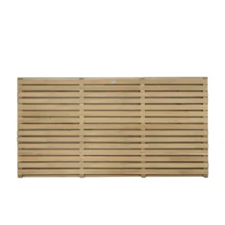 Forest Double Forest Slatted Fence Panel - 3ft - Pack Of 3 -Lifetime Sales 12824329 6254833216195360