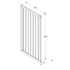 Vertical Tongue & Groove Gate - 6ft 9 Vertical Tongue & Groove Gate - 6ft -Lifetime Sales 12824340 3574833222703884