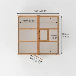 Mercia 6 X 6ft Traditional Greenhouse - Incl. Installation -Lifetime Sales 12825394 1475028839988867