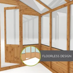 Mercia 8 X 6ft Traditional Greenhouse - Incl. Installation -Lifetime Sales 12825395 1705028839910525