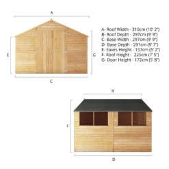 Mercia 10 X 10ft Overlap Apex Shed - Incl. Installation -Lifetime Sales 12825398 1525047801093278