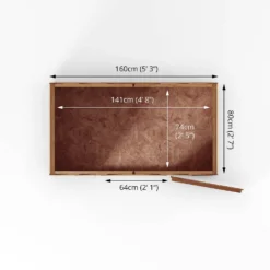 Mercia 5 X 3ft Overlap Apex Windowless Shed - Incl. Installation -Lifetime Sales 12825400 1095012835980142