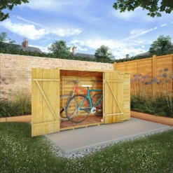 Mercia 6 X 3ft Overlap Pent Bike Shed - Incl. Installation -Lifetime Sales 12825544 1414989186047445