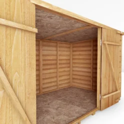Mercia 6 X 4ft Overlap Pent Bike Shed - Incl. Installation -Lifetime Sales 12825547 3514989186722643