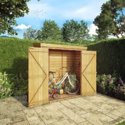 Mercia 6 X 2ft 6in Overlap Pent Storage Shed - Incl. Installation -Lifetime Sales 12825552 1124989186635964