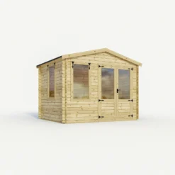 Mercia (Installation Included) 2.6x3.3m Sherwood 19mm Log Cabin