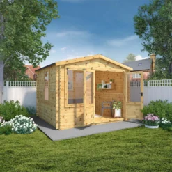 Mercia (Installation Included) 3x3.3m Sherwood 19mm Log Cabin -Lifetime Sales 12825713 5274833221679555