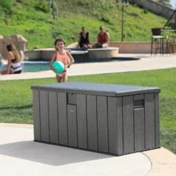 Lifetime Outdoor Plastic Storage Box 568 Litres -Lifetime Sales 12826332 1744833225240174