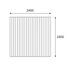 None Swift Deck Complete Decking Kit - 2.4 X 2.4m -Lifetime Sales 12826408 1904833221968833