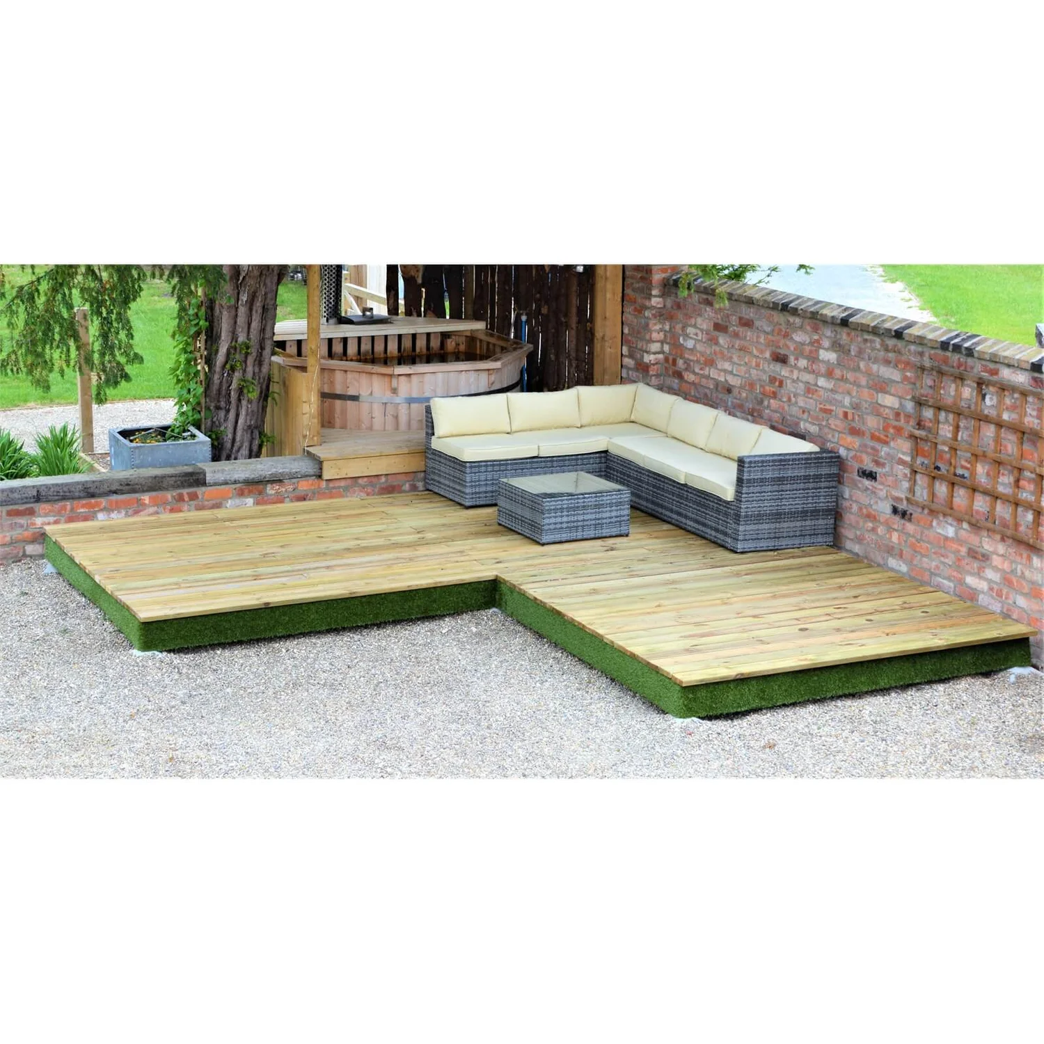 None Swift Deck Complete Decking Kit - Corner - 4.75 X 4.7m 11 None Swift Deck Complete Decking Kit - Corner - 4.75 X 4.7m - Image 9
