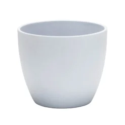 Grey Stone Ceramic Cover Pot - 25cm