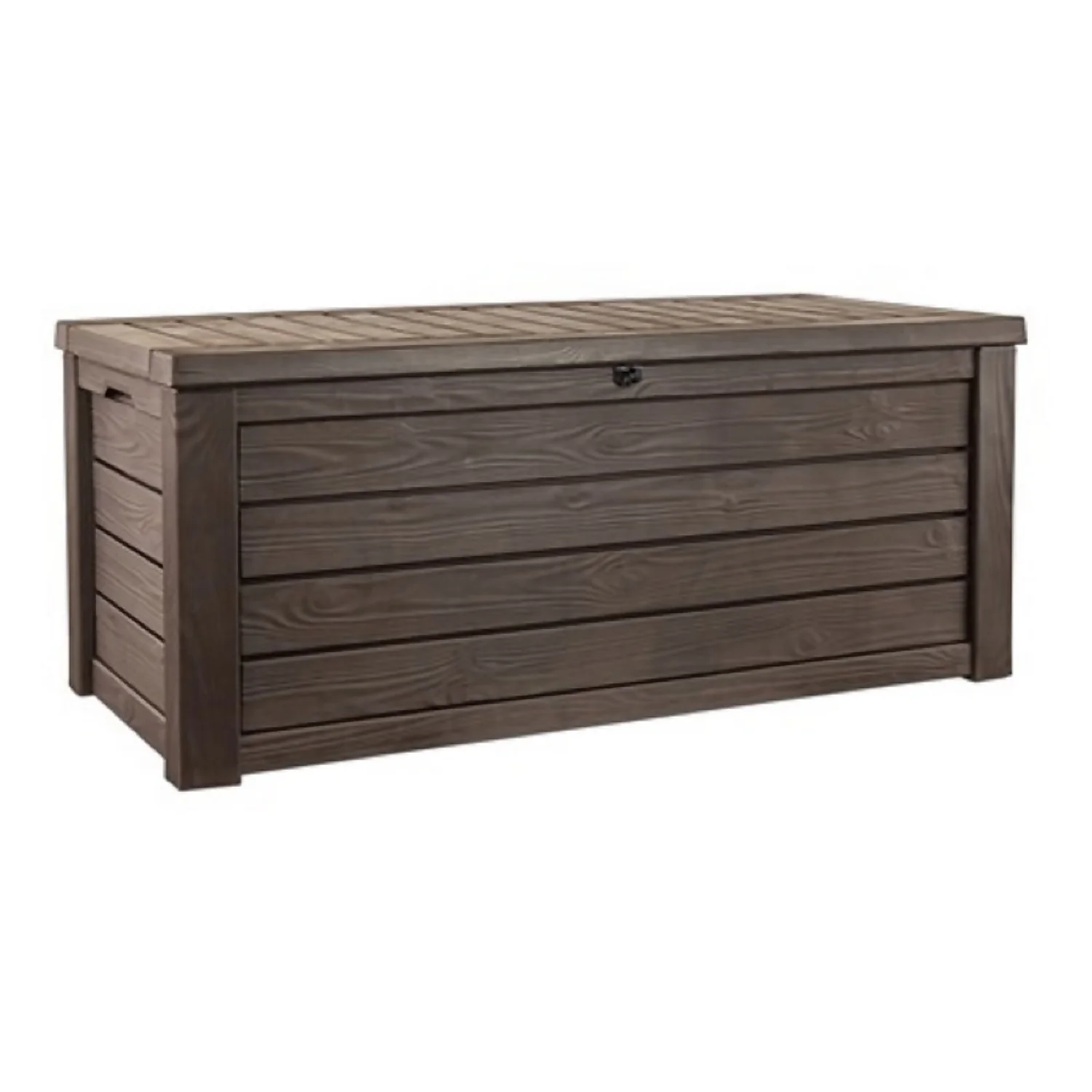 Keter Westwood Outdoor Garden Storage Box 570L - Brown 3 Keter Westwood Outdoor Garden Storage Box 570L - Brown
