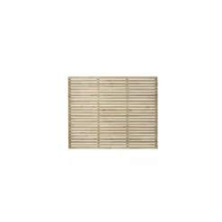 6ft X 5ft (1.8m X 1.5m) Pressure Treated Contemporary Slatted Fence Panel - Pack Of 3 -Lifetime Sales 12832569 6274833199513293