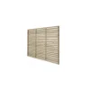 6ft X 5ft (1.8m X 1.5m) Pressure Treated Contemporary Slatted Fence Panel - Pack Of 4