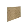 6ft X 5ft (1.8m X 1.5m) Pressure Treated Contemporary Double Slatted Fence Panel - Pack Of 4 -Lifetime Sales 12832591 2104831909687230