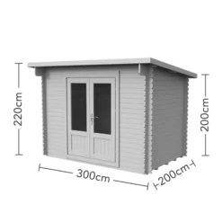 Harwood 3.0m X 2.0m Log Cabin 24kg Felt No Underlay -Lifetime Sales 12832751 1174833199845000