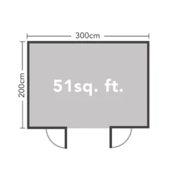 Harwood 3.0m X 2.0m Log Cabin 34kg Felt Plus Underlay -Lifetime Sales 12832755 2024833200632098