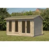 Chiltern 4.0m X 3.0m Log Cabin Single Glazed 24kg Felt, No Underlay