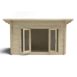 Forest Melbury 4.0m X 3.0m Log Cabin Double Glazed 24kg Polyester Felt, Plus Underlay 13 Forest Melbury 4.0m X 3.0m Log Cabin Double Glazed 24kg Polyester Felt, Plus Underlay -Lifetime Sales 12832770 1554833198260937