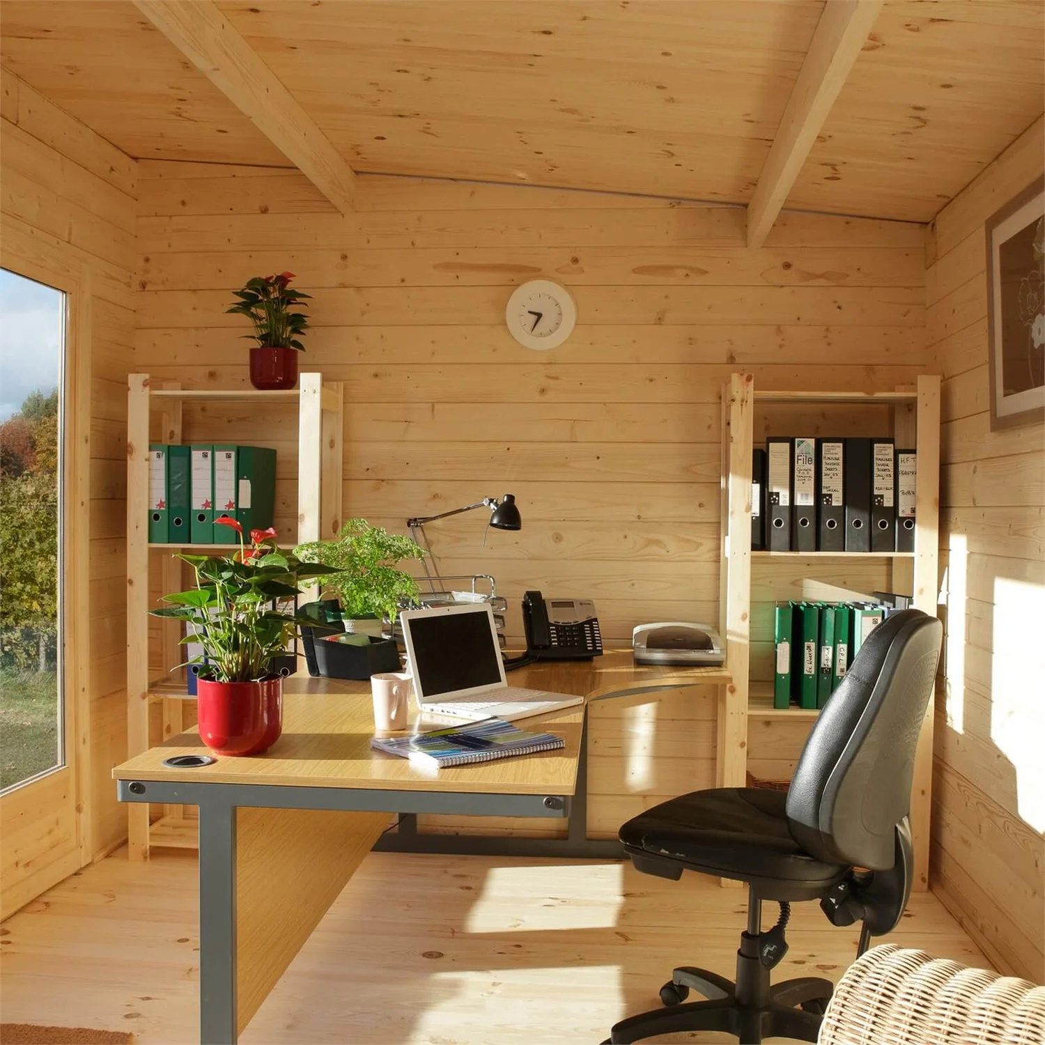 Forest Melbury 4.0m X 3.0m Log Cabin Double Glazed 24kg Polyester Felt, Plus Underlay 7 Forest Melbury 4.0m X 3.0m Log Cabin Double Glazed 24kg Polyester Felt, Plus Underlay - Image 5