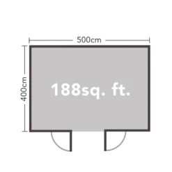 Forest Mendip 5.0m X 4.0m Log Cabin Double Glazed, 34kg Polyester Felt, Plus Underlay 20 Forest Mendip 5.0m X 4.0m Log Cabin Double Glazed, 34kg Polyester Felt, Plus Underlay -Lifetime Sales 12832919 1924833197165223