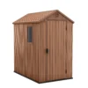 Keter Darwin 6 X 4ft Outdoor Garden Apex Storage Shed - Brown -Lifetime Sales 12833043 1085036177731200