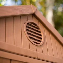 Keter Darwin 6 X 4ft Outdoor Garden Apex Storage Shed - Brown -Lifetime Sales 12833043 5445036177891106